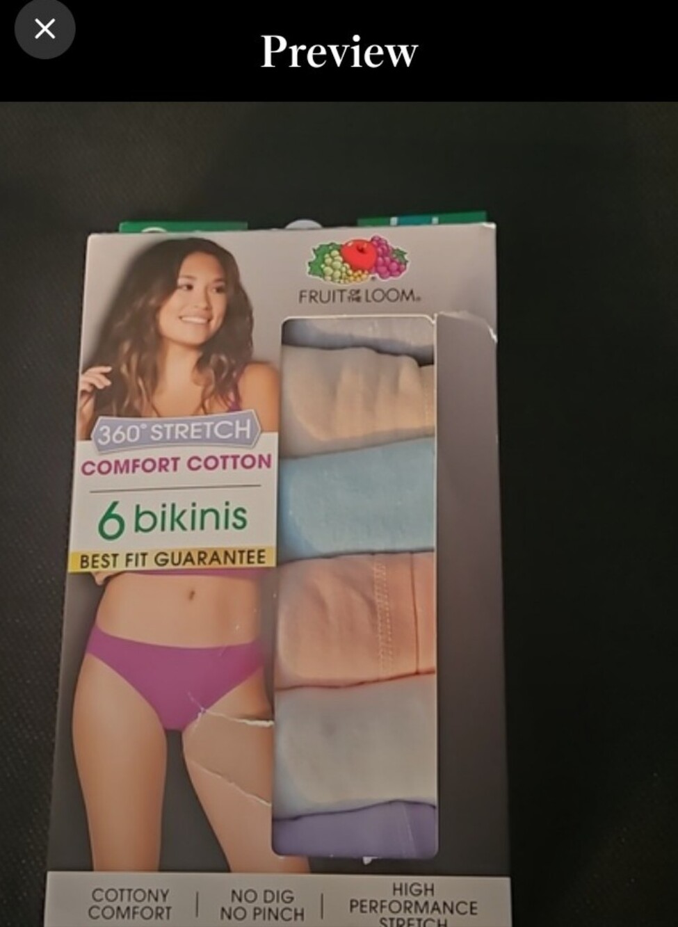 Fruit of the Loom Bikini Panties